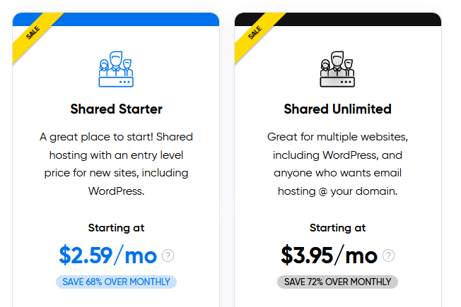 Dreamhost shared hosting pricing