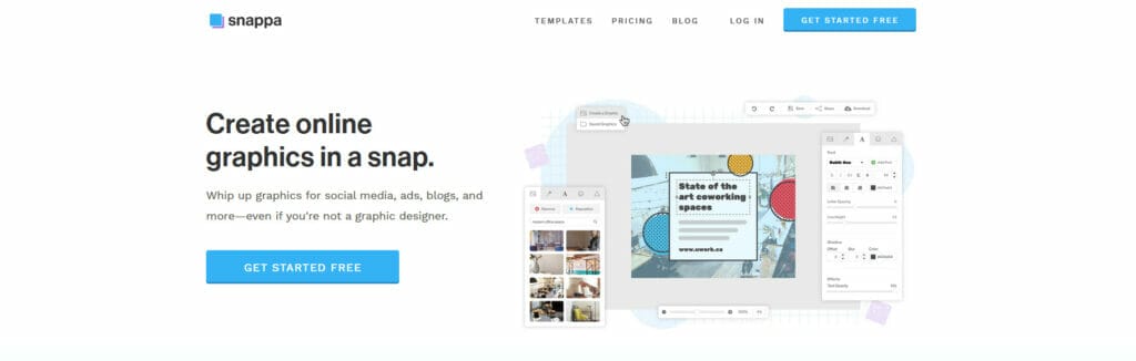 Snappa graphic design tool