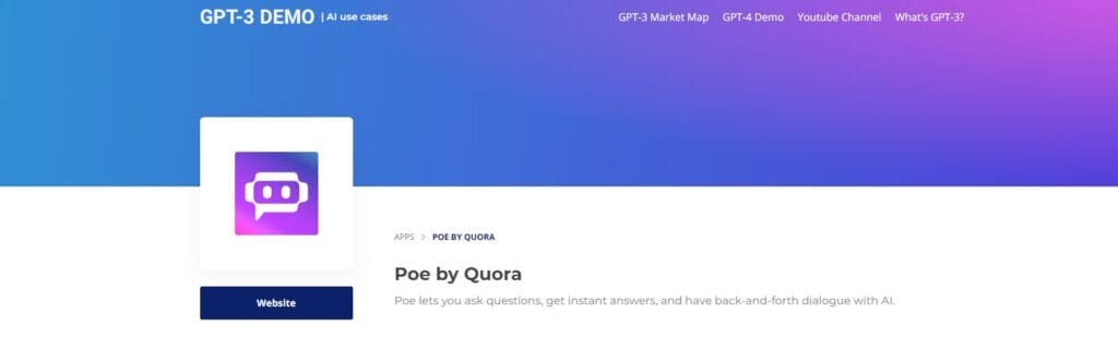 Poe by quora 